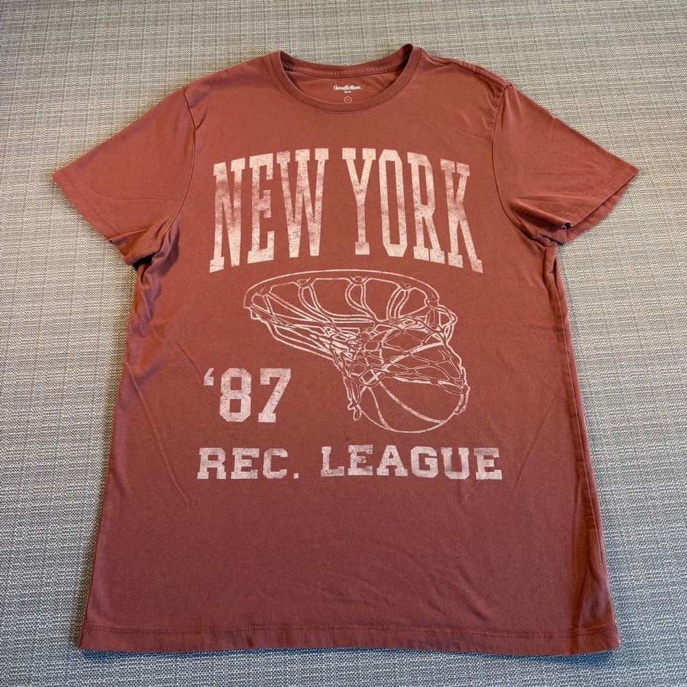 Goodfellow & Co. New York '87 Rec. League Basketball T-Shirt